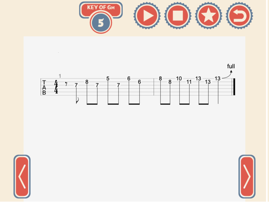 Screenshot #5 pour 96 Rock Guitar Licks