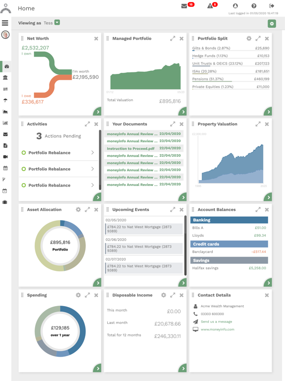 Screenshot #4 pour Hawksmoor Client Portal