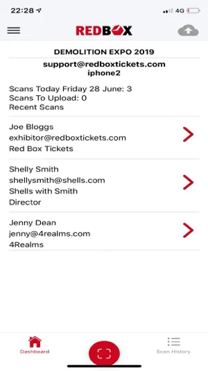 RedBox Contact Capture screenshot 2