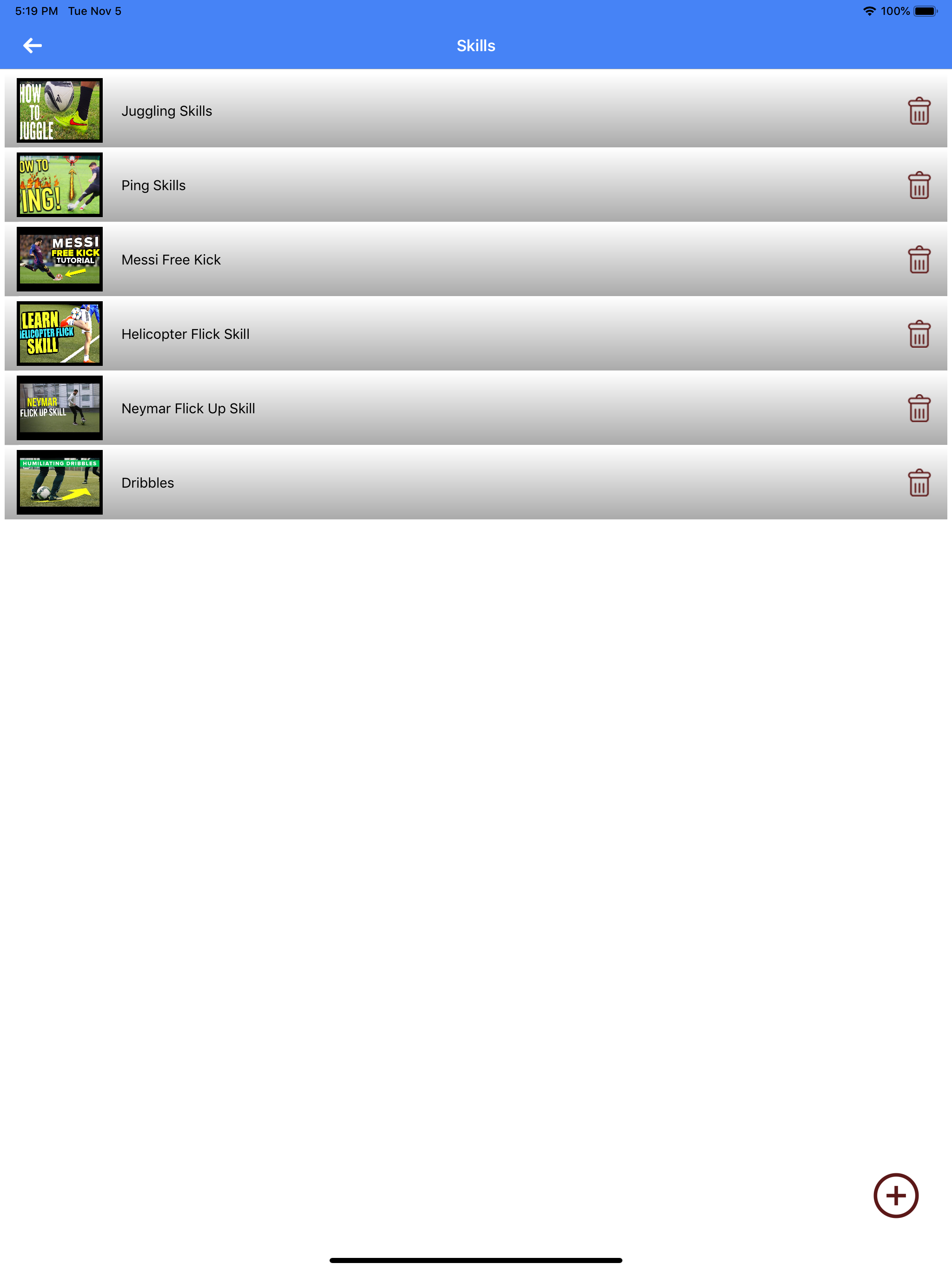 Football Tutorial App