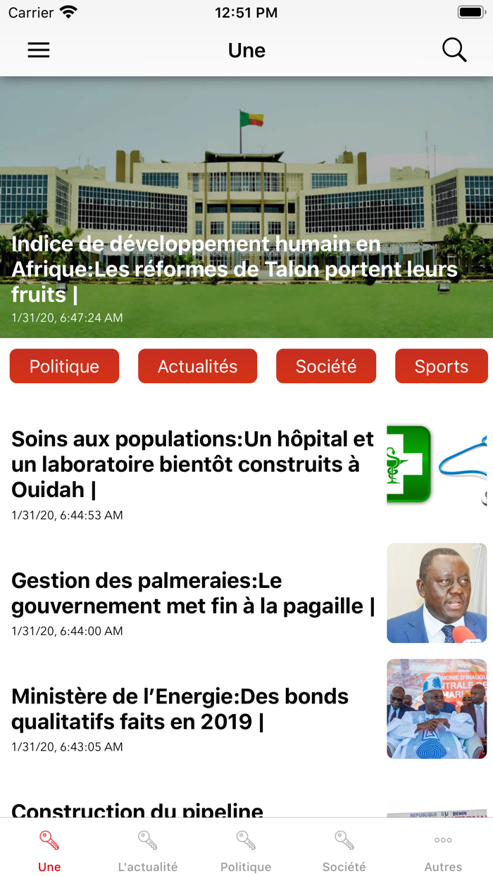 Le Matinal  Lactualité Bénin