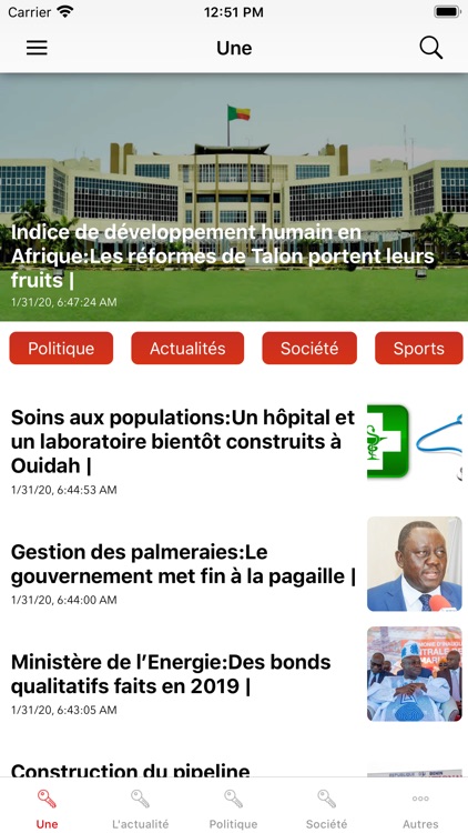 Le Matinal : L'actualité Bénin screenshot-3