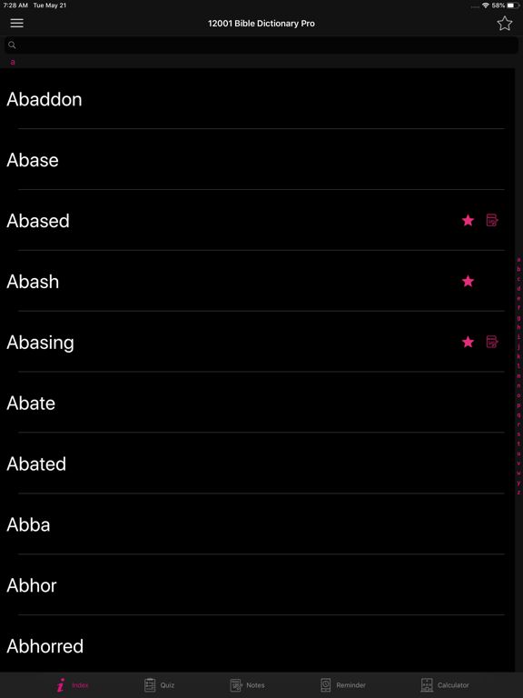 Screenshot #5 pour 12001 Bible Dictionary Pro
