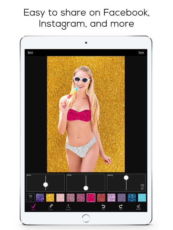 Screenshot #6 pour Glitter Effect Sparkle Effects