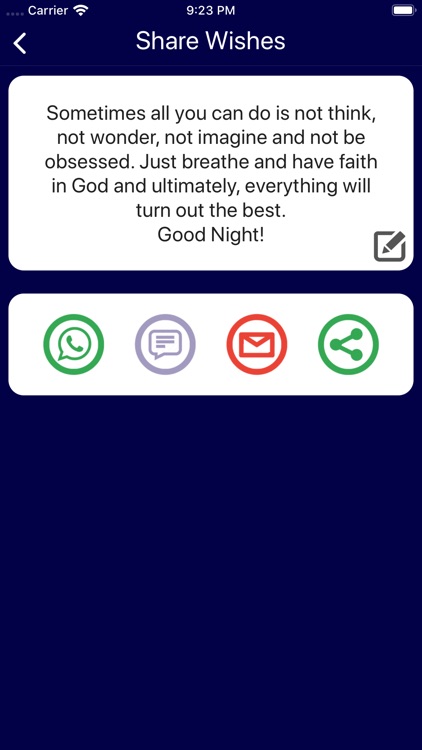 Good Night SMS screenshot-6