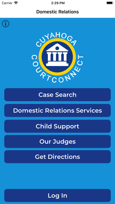 Cuyahoga CourtConnect Screenshot