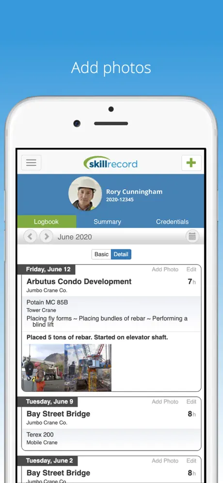 SkillRecord Logbook