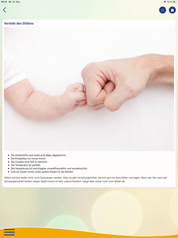 Baby & Essen iPad screenshot 5 - Food & Drink app