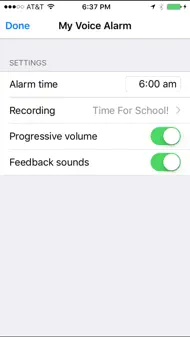 My Voice Alarm iphone bilder 2