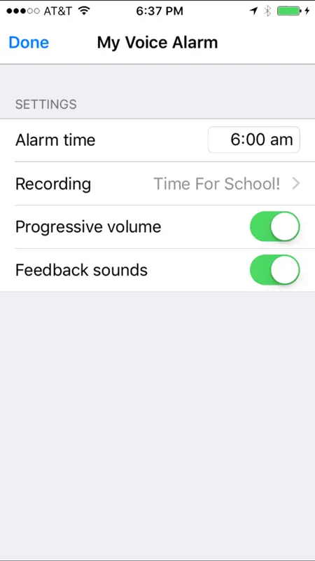 My Voice Alarm screenshot 3 of 5