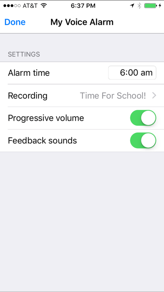 #3. My Voice Alarm (iOS) By: Arlo Leach