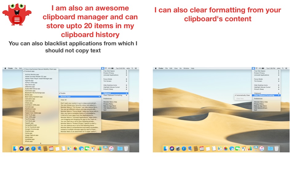 #9. Cool Menu (macOS) 由: SolutionShare Technologies Private Limited