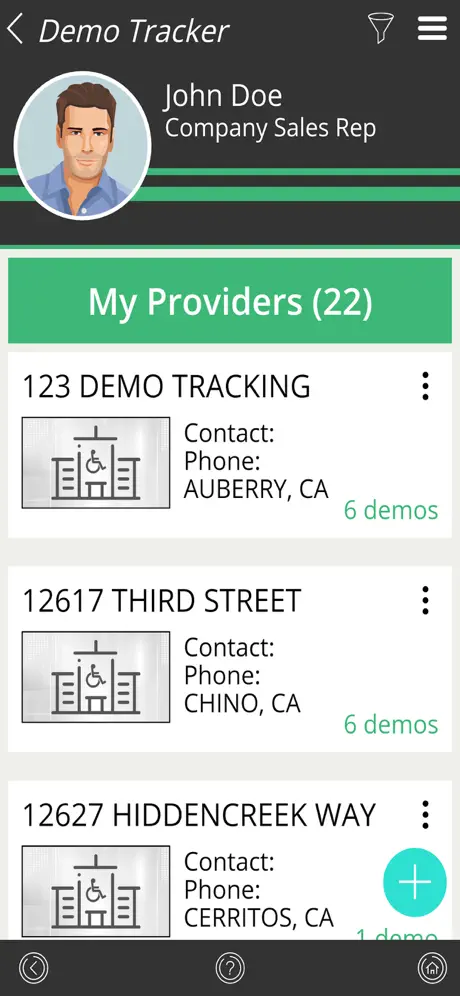 Demo Tracker!