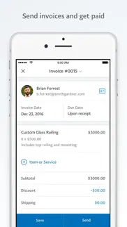 paypal business iphone screenshot 2
