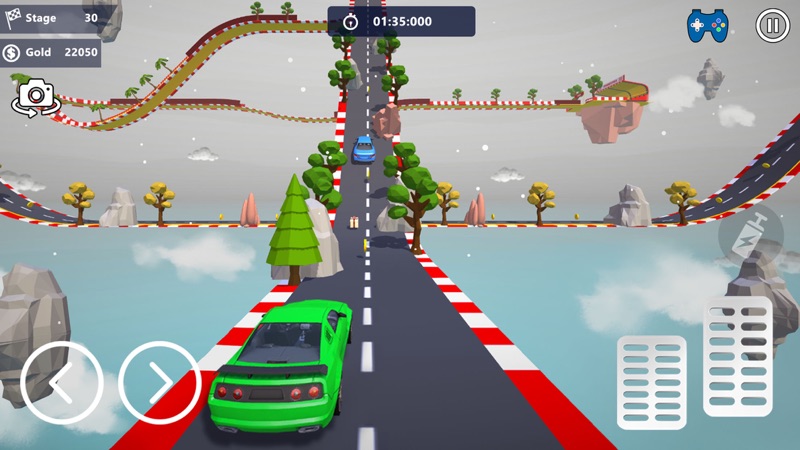 Car Stunts 3D - Sky Parkour screenshot 5