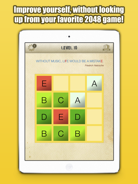 Screenshot #5 pour 2048 Quotes