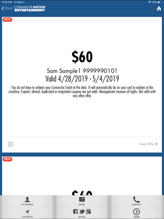 Screenshot #6 pour Comanche Nation Ent. Rewards