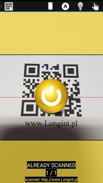 LoMag Ticket scanner Screenshot