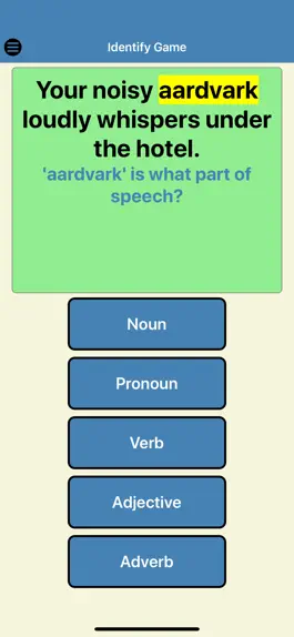 Game screenshot Silly Sentences Part of Speech apk