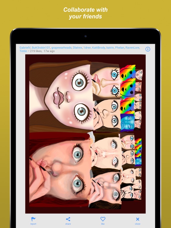 Draw With Me... iPad screenshot 4 - Photo & Video app