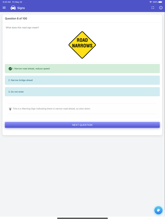 AZ MVD Test iPad screenshot