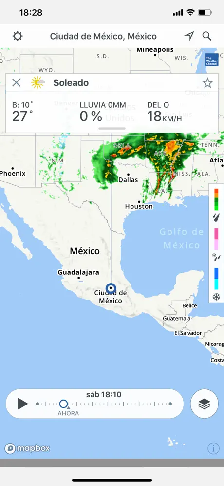 Storm Radar: mapa del tiempo
