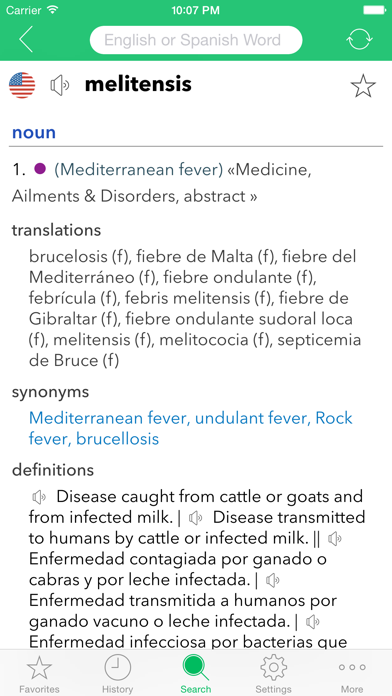 Spanish Medical Dictionaryのおすすめ画像3