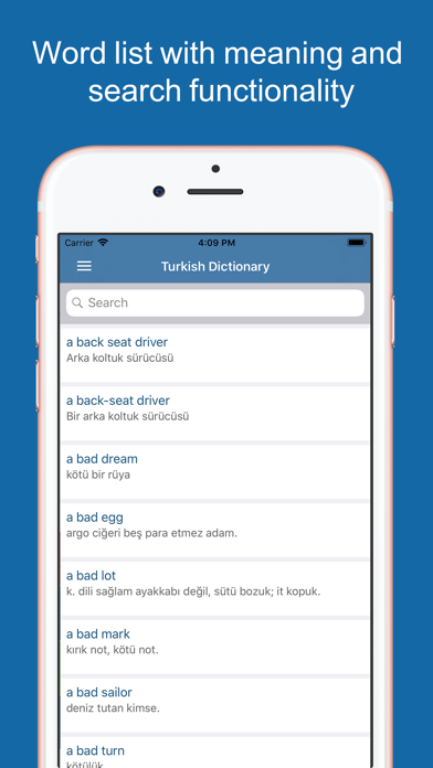 Turkish Dictionary &Translator Screenshot