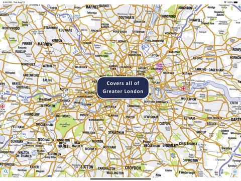 Greater London A-Z Map 19のおすすめ画像2