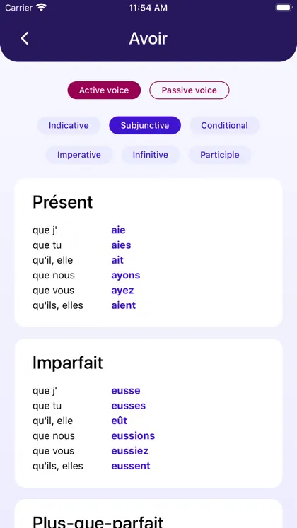 Captura de tela 5 de 5 de French~English Dictionary