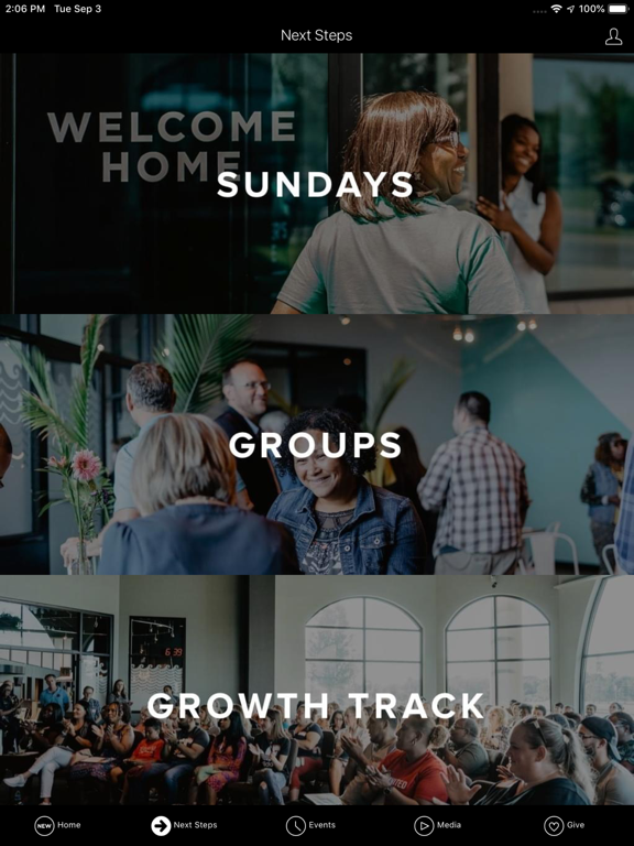 The Father's House - NY iPad screenshot 2 - Lifestyle app