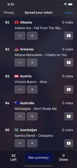 Game screenshot EuroScorer - Voting App mod apk
