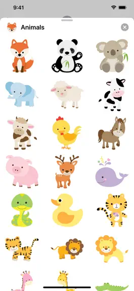 Game screenshot Cute Animal Friends Stickers mod apk