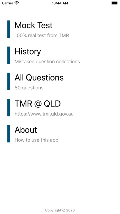Driver licence test QLD Lite screenshot-0