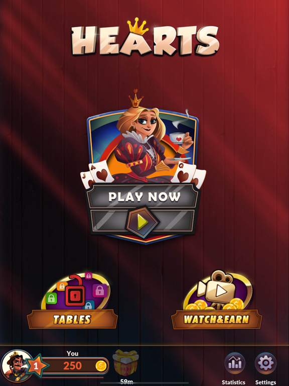 Screenshot #4 pour Hearts - Offline Card Games