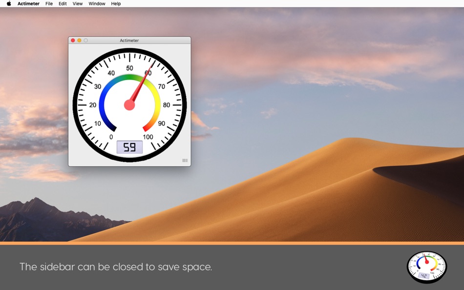 #3. Actimeter (macOS) 由: Heikki Leinonen