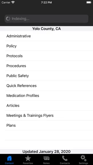 Yolo County EMS Agency iPhone Screenshot 2