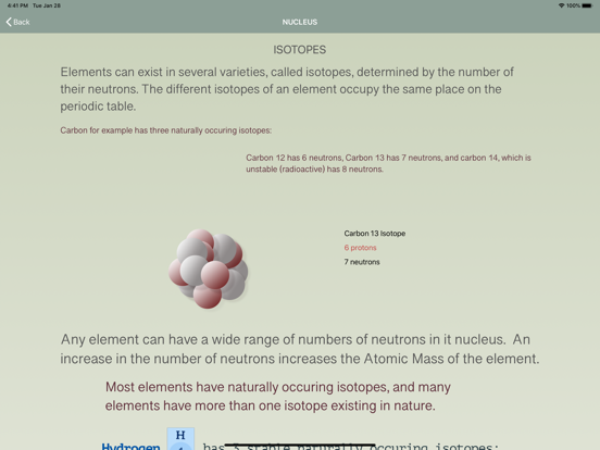 DFB Periodic Table iPad screenshot