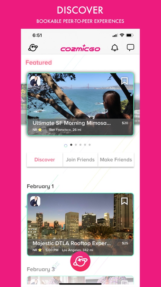 #2. CozmicGo - A Reality Network (iOS) By: CozmicGo LLC
