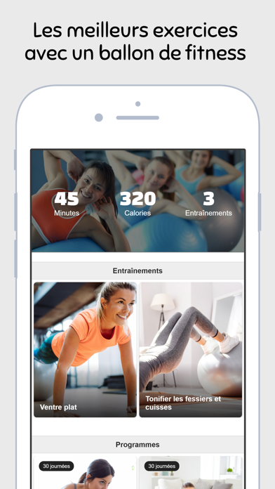 Screenshot #1 pour Swiss Ball - Exercices