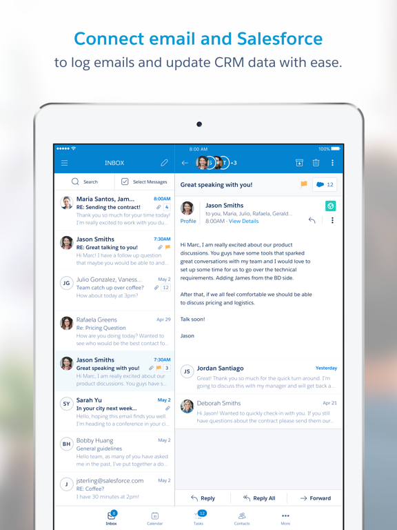 Screenshot #4 pour Salesforce Inbox