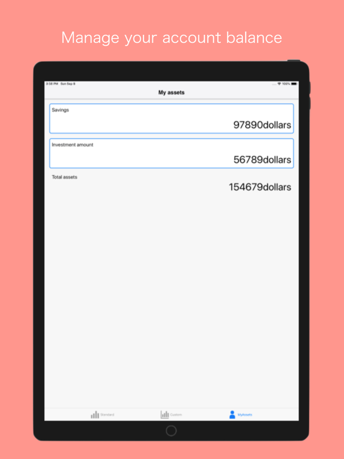 Asset increase simulator