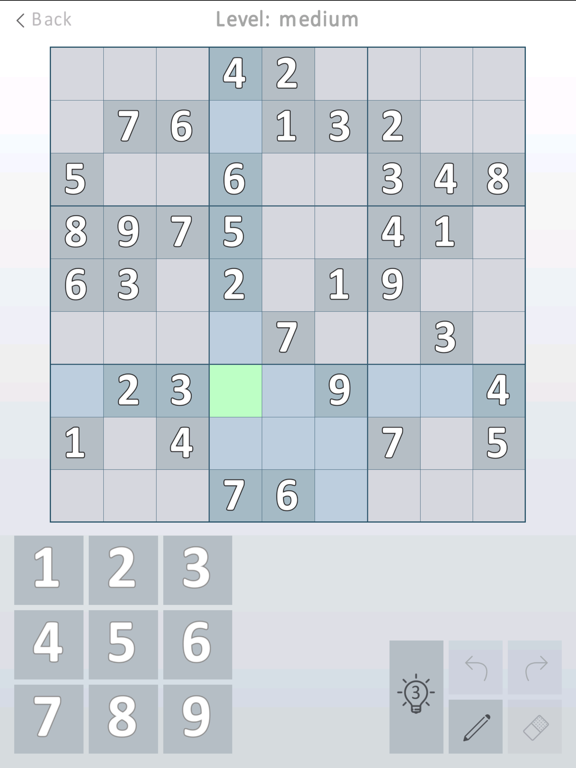Sudoku Plus iPad screenshot