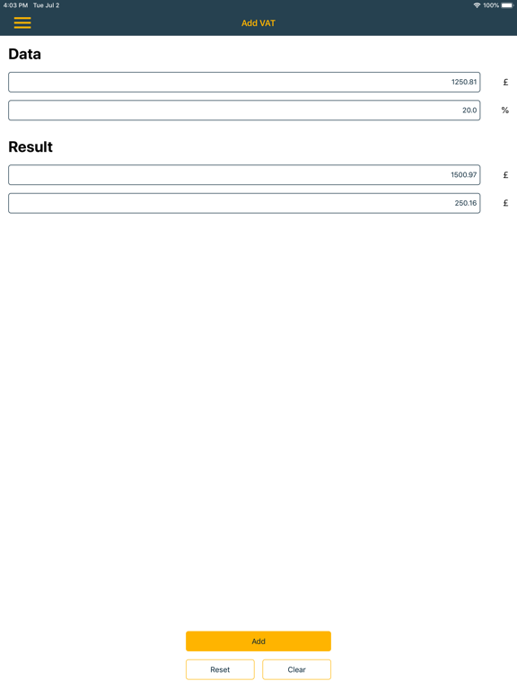 App screenshot