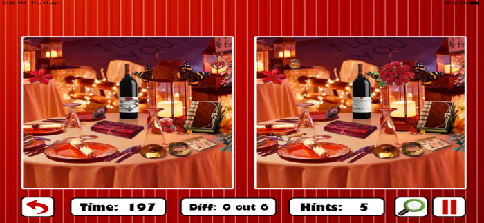 Valentine Find The Difference