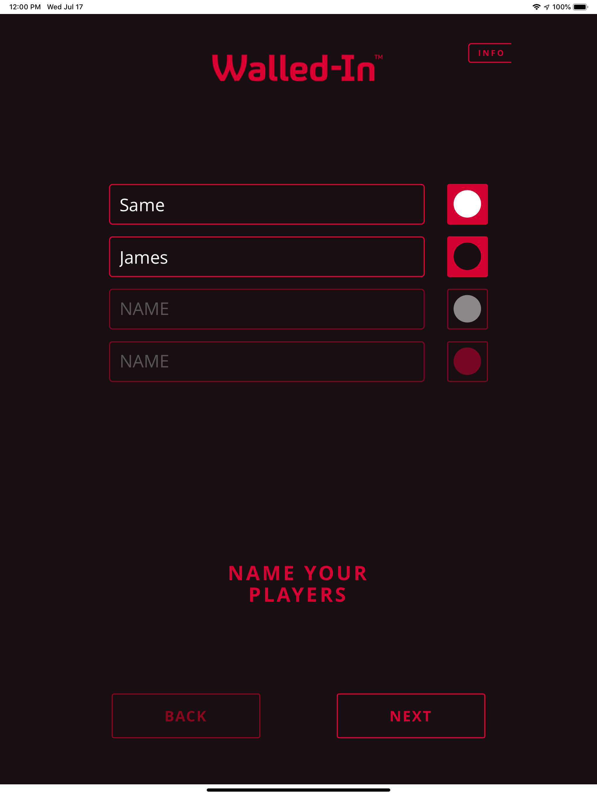 Walled-In Timer