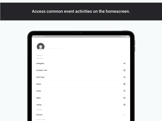 Screenshot #5 pour GSA Conferences & Events