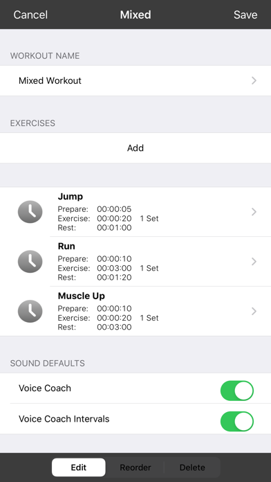 Screenshot #1 pour Interval-Workouts