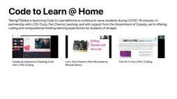Code to Learn @ Home screenshot 1