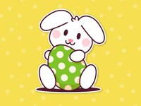 Happy Easter Stickers